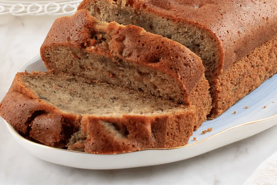 Banana bread moelleux
