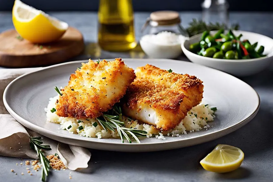Cabillaud croustillant au panko