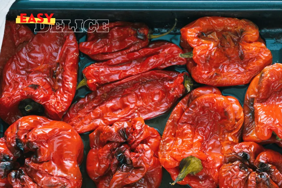 Poivrons grillés à l'huile d'olive