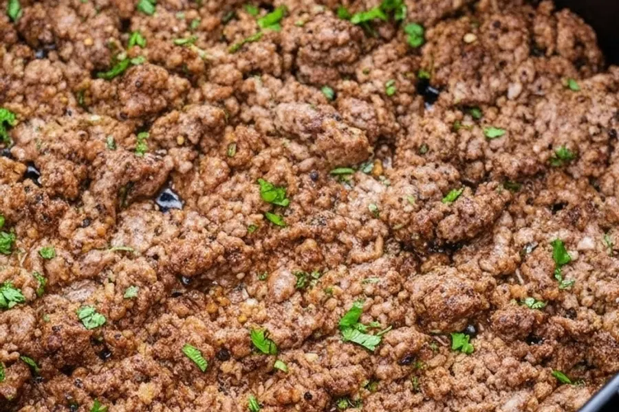 Steak haché aux épices